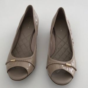 Cole Haan Tali Peep Toe Wedge